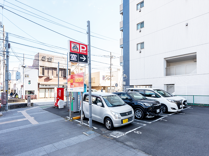 提携駐車場全体